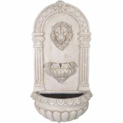 Best Sale 🥰 Alpine Lion Head Wall Fountain With LED Lights 🎉