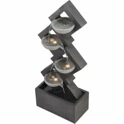 Buy 🌟 Alpine Calming 4 Tiered Wall Fall Fountain 💯 -Patio Garden Garage Shop unnamed file 1010