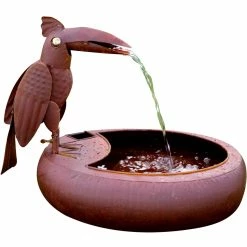 Cheapest ❤️ Alpine Metal Toucan Bird Fountain 🔔