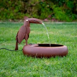Cheapest ❤️ Alpine Metal Toucan Bird Fountain 🔔 -Patio Garden Garage Shop unnamed file 1017