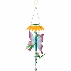Discount 😍 Evergreen Light Chasing Color Changing Solar Butterfly Mobile 🌟