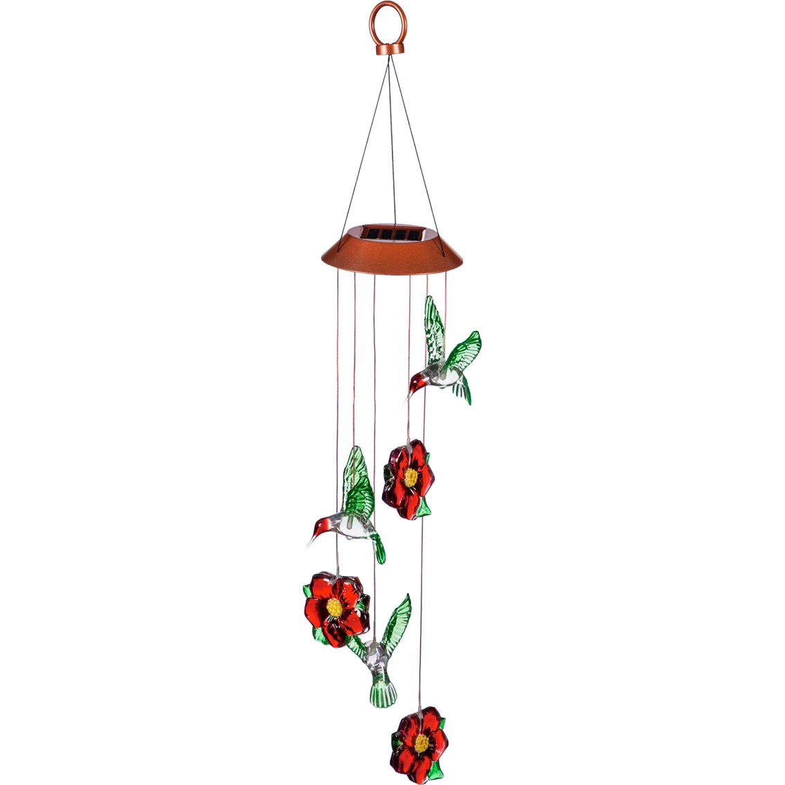 Cheap ๐ Evergreen Hummingbird And Red Flower 26 In. Color Changing Solar Mobile ๐ 1 Cheap ๐ Evergreen Hummingbird And Red Flower 26 In. Color Changing Solar Mobile ๐