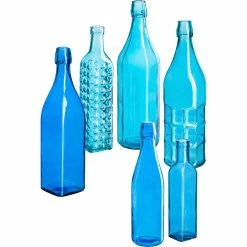 Top 10 👏 Evergreen Brilliant Blue Glass Bottles, Set Of 6 🎉