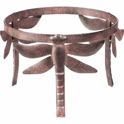 Best Sale 😉 Evergreen Dragonfly Adorned Gazing Ball Hardware Stand 🔥