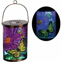 Budget 🤩 Evergreen Garden Friends Butterfly 14.7 In. Solar Lantern ⭐
