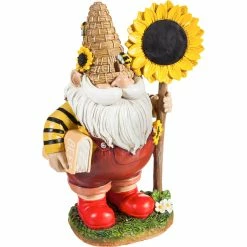 Cheapest 😍 Evergreen 11 In. Honey Gnome With Sunflower Sign 🔔