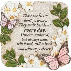 Best deal 💯 Evergreen Those We Love, Butterflies Garden Stone 🎉