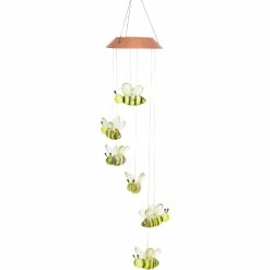 Budget ❤️ Evergreen Busy Days Bees 26 In. Solar Mobile 👏