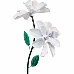Buy ✨ Exhart Double Rose Flower Wind Spinner Garden Stake 10 X 39 In. ❤️ -Patio Garden Garage Shop unnamed file 187