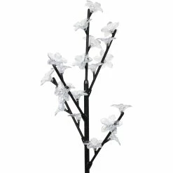 Coupon 💯 Exhart Solar Flower Branch Garden Stake With 20 LED Lights, 13 In. X 38 In. 🤩