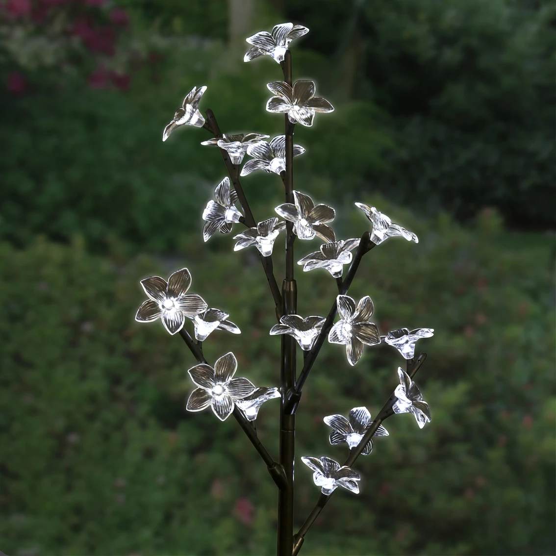 Coupon 💯 Exhart Solar Flower Branch Garden Stake With 20 LED Lights, 13 In. X 38 In. 🤩 3 Coupon 💯 Exhart Solar Flower Branch Garden Stake With 20 LED Lights, 13 In. X 38 In. 🤩 - Image 3