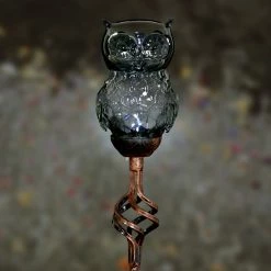 Promo 🎁 Exhart Solar Honeycomb Glass Owl 32 In. Garden Stake ⭐ -Patio Garden Garage Shop unnamed file 236