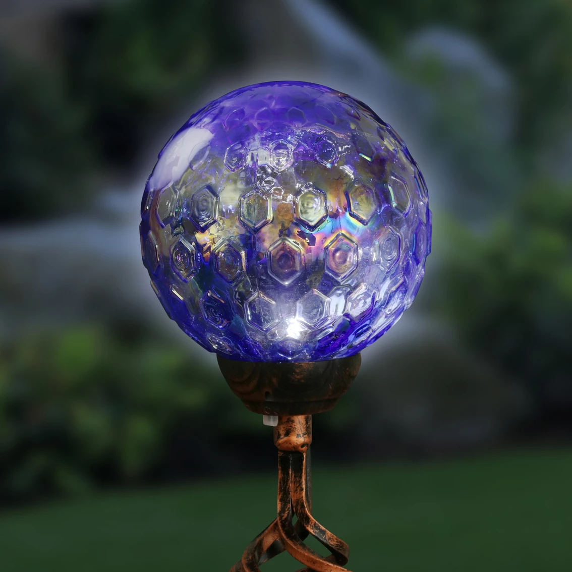Discount ๐ Exhart Solar Honeycomb Glass Ball 31 In. Garden Stake With Metal Finial ๐ฅฐ 3 Discount ๐ Exhart Solar Honeycomb Glass Ball 31 In. Garden Stake With Metal Finial ๐ฅฐ - Image 3