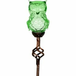 Wholesale 😍 Exhart Solar Honeycomb Glass Owl 32 In. Garden Stake ❤️