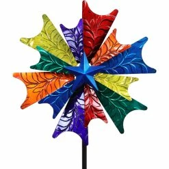 Outlet 🔔 Exhart Colorful Windmill Wind Spinner Garden Stake 18 X 78 In. ✨