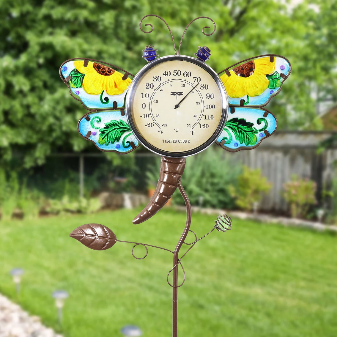 Best reviews of ⭐ Exhart Dragonfly Thermometer Hand Painted Garden Stake 👍 2 Best reviews of ⭐ Exhart Dragonfly Thermometer Hand Painted Garden Stake 👍 - Image 2