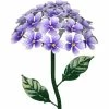 Outlet ✨ Exhart Solar Metal Hydrangea Garden Stake With 26 LED Lights ⌛