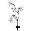 Cheap 👍 Exhart Solar Patriotic Triple Starburst Garden Stake 3 LED Lights ✨