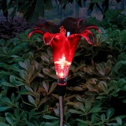 Best Sale 💯 Exhart Solar Plastic Red Lily Garden Stake 👏 5 Best Sale 💯 Exhart Solar Plastic Red Lily Garden Stake 👏 -Patio Garden Garage Shop unnamed file 296