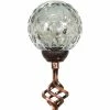 Buy 👏 Exhart Solar Honeycomb Glass Ball Garden Stake With Metal Finial 🔔