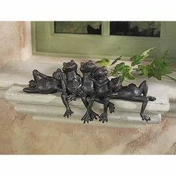 Outlet ⭐ Design Toscano Lazy Daze Knot Of Frogs 💯 -Patio Garden Garage Shop unnamed file 30