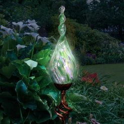 Wholesale ๐ Exhart Solar Pearlized Hand Blown Green Glass Twisted Flame Garden Stake ๐ 5 Wholesale ๐ Exhart Solar Pearlized Hand Blown Green Glass Twisted Flame Garden Stake ๐ -Patio Garden Garage Shop unnamed file 304