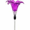 Discount ✨ Exhart Solar Plastic Lily Garden Stake ⌛