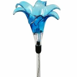 Top 10 🌟 Exhart Solar Plastic Blue Lily Garden Stake 👏