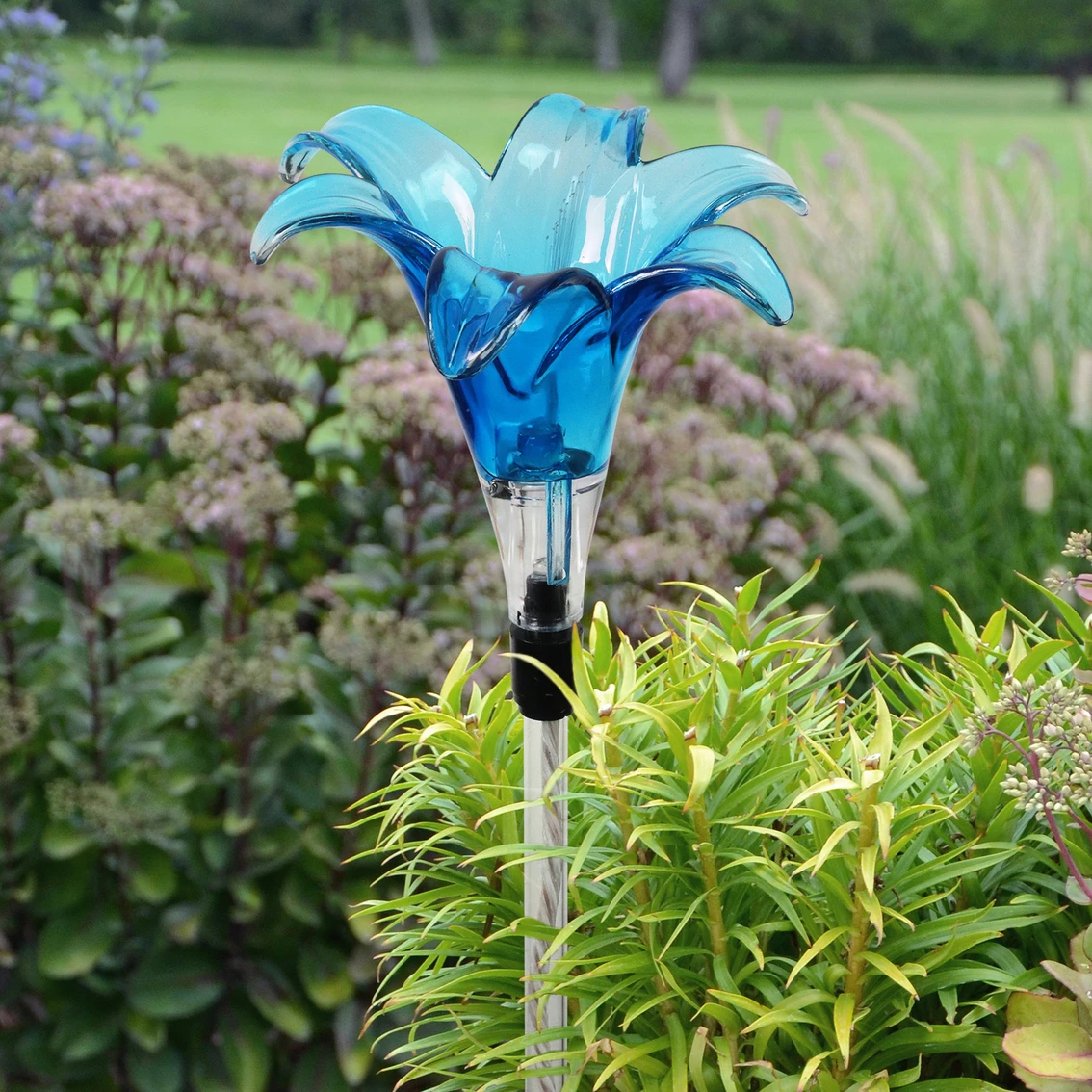 Top 10 ๐ Exhart Solar Plastic Blue Lily Garden Stake ๐ 2 Top 10 ๐ Exhart Solar Plastic Blue Lily Garden Stake ๐ - Image 2