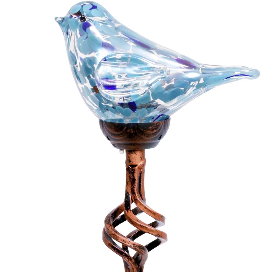 Cheap ๐งจ Exhart Solar Pearlized Hand Blown Glass Bird Garden Stake โ๏ธ 1 Cheap ๐งจ Exhart Solar Pearlized Hand Blown Glass Bird Garden Stake โ๏ธ