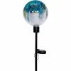 Budget 😀 Alpine 33 In. Tall Outdoor Solar Multicolor Globe Garden Stake With LED Lights 🤩