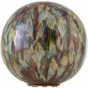 Best Sale 🥰 Alpine 10 In. Tall Indoor/Outdoor Glazed Ceramic Gazing Globe Yard Decoration ✔️