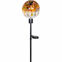 Budget ✨ Alpine 33 In. Tall Rainbow Solar Globe Garden Stake With LED Lights 👍