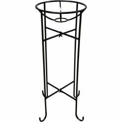 Promo 👍 Alpine 24 In. Tall Indoor/Outdoor Metal Gazing Globe Display Stand 🛒