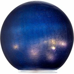 Top 10 😍 Alpine 7 In. Indoor/Outdoor Blue Glass Gazing Globe Yard Decoration With LED Lights ⭐