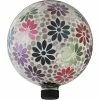 Outlet 👍 Alpine Indoor/Outdoor Glass Floral Gazing Globe Yard Decoration 😀