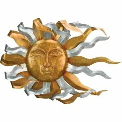 Hot Sale 👏 Regal Arts Galvanized Windswept Sun 34 In. ✨
