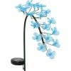 Best deal 🧨 Exhart Solar Flower Garden Stake With Spinning Forget Me Not Blooms 💯