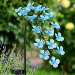 Best deal 🧨 Exhart Solar Flower Garden Stake With Spinning Forget Me Not Blooms 💯 -Patio Garden Garage Shop unnamed file 416