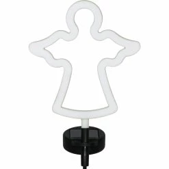 Outlet 🤩 Exhart Solar Angel Outline Garden Stake ✔️