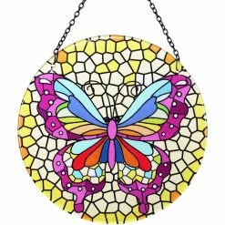 Promo ๐ Exhart Hanging Mosaic Butterfly Suncatcher โ