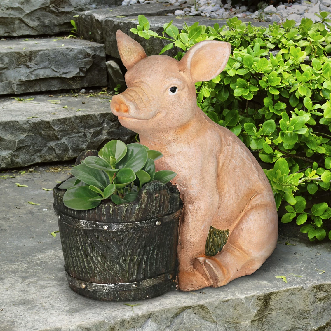 Cheapest 💯 Exhart Farm Animal Pail Planter 😍 2 Cheapest 💯 Exhart Farm Animal Pail Planter 😍 - Image 2