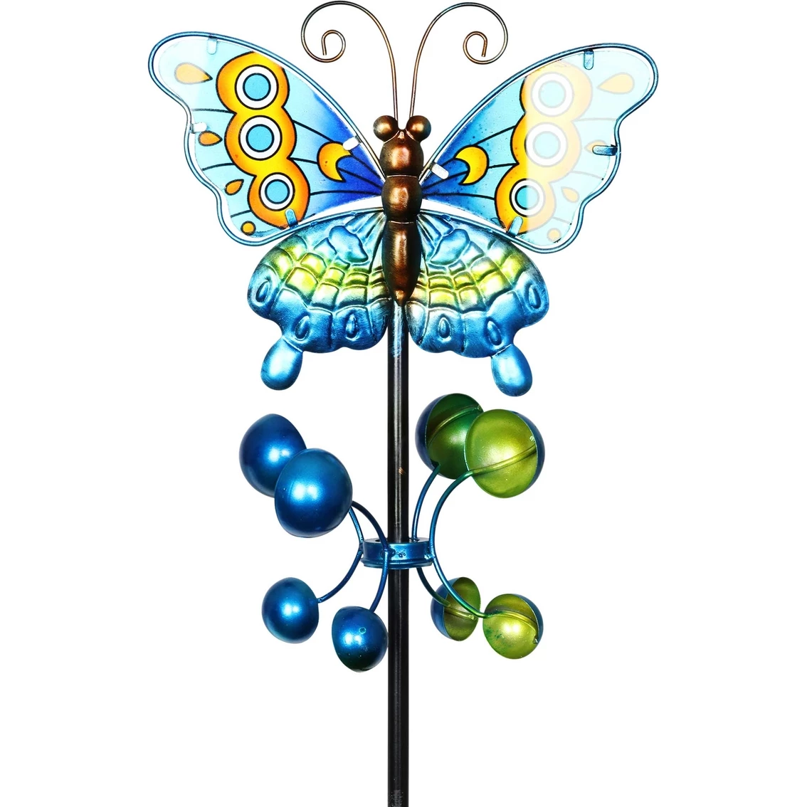 Wholesale ๐ Exhart Hand Painted Butterfly Wind Spinner Garden Stake โ๏ธ 1 Wholesale ๐ Exhart Hand Painted Butterfly Wind Spinner Garden Stake โ๏ธ