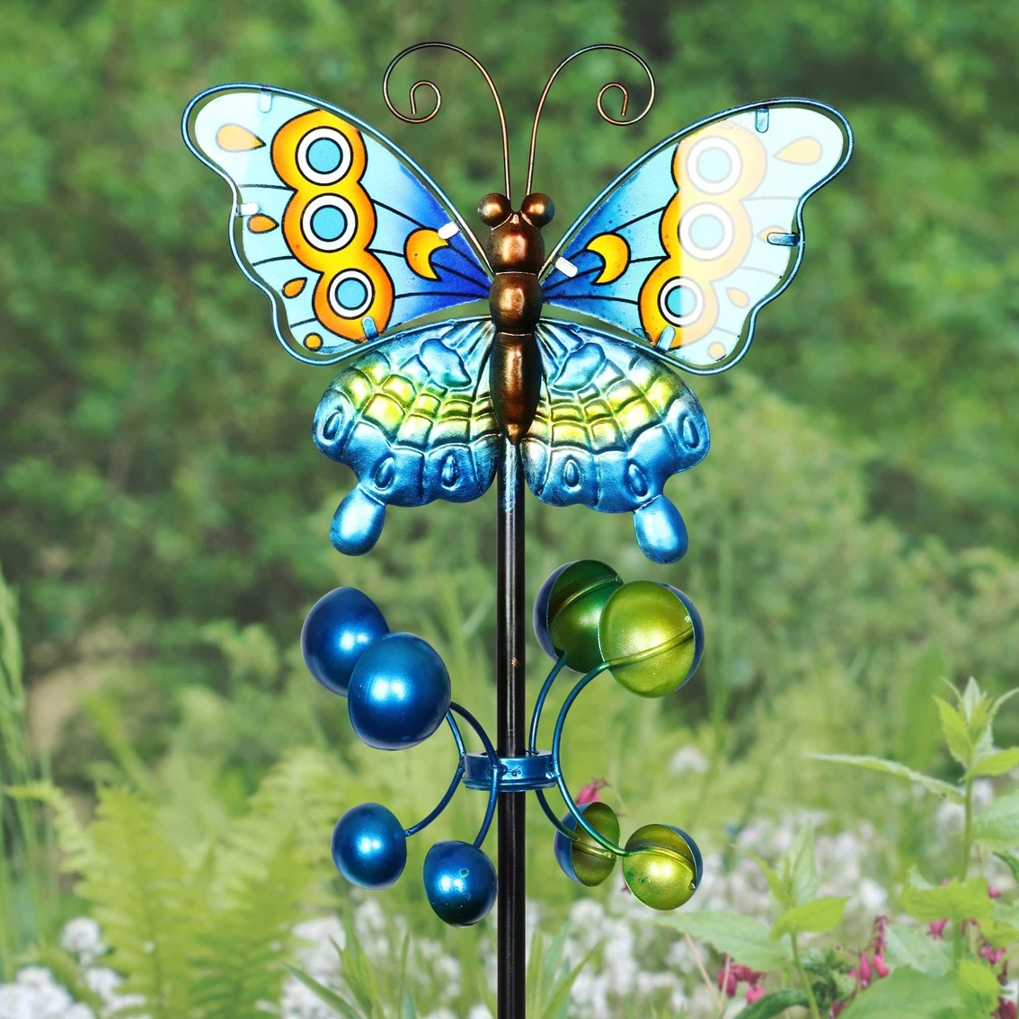 Wholesale ๐ Exhart Hand Painted Butterfly Wind Spinner Garden Stake โ๏ธ 2 Wholesale ๐ Exhart Hand Painted Butterfly Wind Spinner Garden Stake โ๏ธ - Image 2