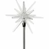 Discount ⌛ Exhart Solar Acrylic Star Garden Stake With White LED Light, 6 X 28 In. 🛒