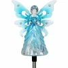 Best Sale 🎉 Exhart Solar Acrylic Angel With Wings & Twelve LED Lights On A Metal Garden Stake 👏