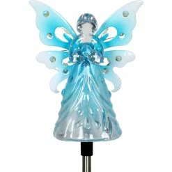 Best Sale ๐ Exhart Solar Acrylic Angel With Wings & Twelve LED Lights On A Metal Garden Stake ๐