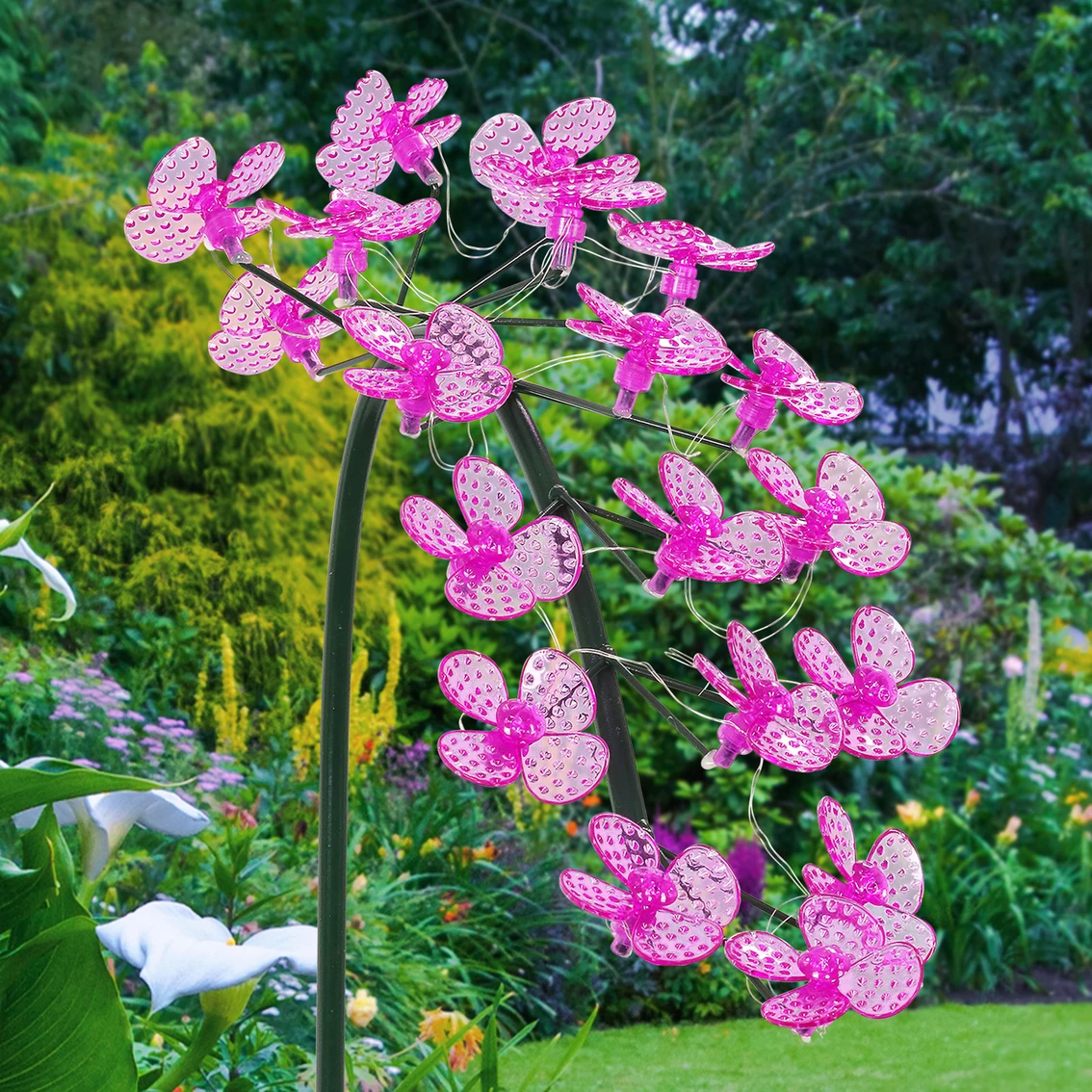 Wholesale ๐คฉ Exhart Solar Spinning Forget Me Not Blooms On Flower Garden Stake, 27 In. ๐ 3 Wholesale ๐คฉ Exhart Solar Spinning Forget Me Not Blooms On Flower Garden Stake, 27 In. ๐ - Image 3