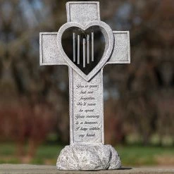 Cheapest ⌛ Roman 16 In. Memorial Cross Chime 🧨