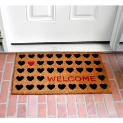 Wholesale 👏 Callowaymills Heart Welcome Doormat 🔥 -Patio Garden Garage Shop unnamed file 540